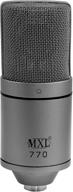 mxl condenser microphone gray 770gray logo
