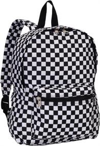 img 1 attached to 🎒 Everest Multi Pattern Checkered Backpack: Stylish Storage Solution in Medium Size