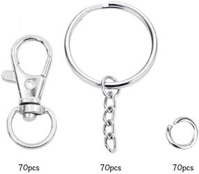 img 1 attached to Swivel Clasps Lanyard Rings Chain