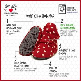 img 2 attached to Premium Organic Cotton Booties: Stylish Slippers and Shoes for Toddler Boys