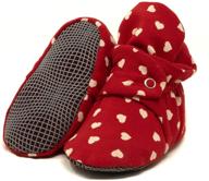 premium organic cotton booties: stylish slippers and shoes for toddler boys logo