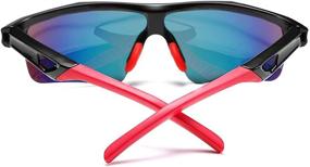 img 2 attached to FEISEDY Kids Teens Polarized Sunglasses: Stylish TR90 Frame for Boys and Girls Cycling - B2454