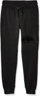 👖 stylish southpole fashion fleece jogger: trendy medium boys' clothing pants logo