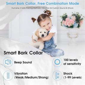 img 3 attached to 🐶 Dr.Trainer B1s Dog Bark Collar with APP Control | Waterproof Training Collar | 3 Modes (Vibration/ Beep/ Shock) | Adjustable 0-99 Static Level | Rechargeable Dog Barking Collar