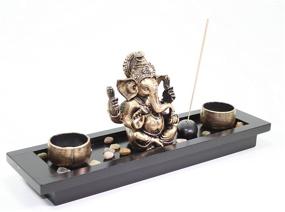 img 3 attached to 🐘 Zen Garden Elephant Incense Burner Candle Holder - Ganesha Inspired Home Decor Gift