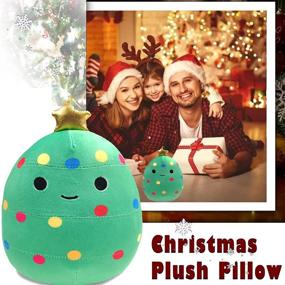 img 2 attached to 🎄 Cozy Christmas Tree Plush Toy: Body Pillow Lumbar Back Cushion for Festive Home Decor and Gifting (8 Inches)