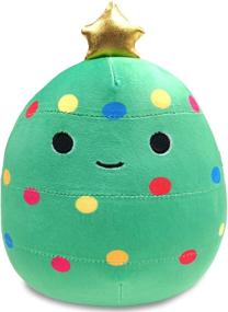 img 1 attached to 🎄 Cozy Christmas Tree Plush Toy: Body Pillow Lumbar Back Cushion for Festive Home Decor and Gifting (8 Inches)