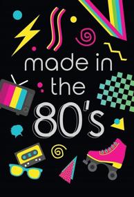 img 1 attached to 80s Party Backdrop - Retro Style Photo Backdrop 5X7ft 80's Theme, 🎉 Made in The 80's, Perfect for Hip Hop Birthday Parties, Photobooth Props W-1513