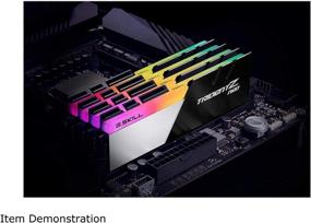 img 1 attached to 💾 G.Skill Trident Z NEO Series 128GB (4 x 32GB) 288-Pin SDRAM PC4-28800 DDR4 3600 CL18-22-22-42 1.35V Quad Channel Desktop Memory Model F4-3600C18Q-128GTZN