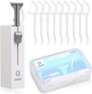 ccoddy automatic floss box with high-toughness dental floss picks - 10-count floss + storage box - 50-count floss logo