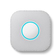 🏠 white google nest protect s3000bwes - battery-operated smoke and carbon monoxide detector logo