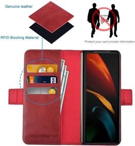 img 2 attached to KEZiHOME Samsung Galaxy Z Fold 2 5G Case Cell Phones & Accessories for Cases, Holsters & Clips