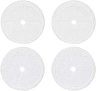 yweller mop replacement pads for bissell 3115 spinwave - reusable wet and dry robot vacuum soft & scrub pads set (2 pack scrubby & soft mop pads) logo