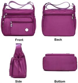 img 2 attached to 👜 Zokrintz: Stylish and Functional Crossbody Handbags & Wallets for Women – Waterproof, Lightweight, and Versatile