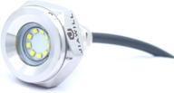 jiawill 316l stainless steel underwater 1/2" npt 27w boat drain plug light: enhanced with internal driver, overheat protection & 3 years warranty (white) логотип