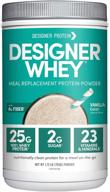 🥛 premium vanilla bean designer whey protein meal powder - made in the usa, non gmo, 1.72 pound logo