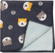 🐕 shiba gauze pile handkerchief by hamamonyo logo