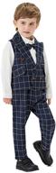 👔 stylish tem doger toddler gentleman outfits: boys' clothing sets for a dapper look logo