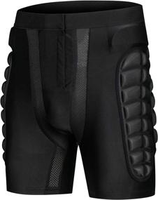 img 2 attached to 🩳 Heavy Duty 3D Padded Protective Shorts: Ultimate Hip and Butt EVA Pad Gear Guard