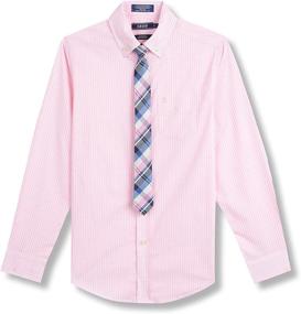 img 4 attached to 👔 IZOD White Boys' Dress Shirt: Stylish Tops, Tees & Shirts for a Classy Look