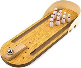 img 4 attached to 🎳 Toysery Mini Bowling Set: Ultimate Desktop Bowling Game for Home Entertainment