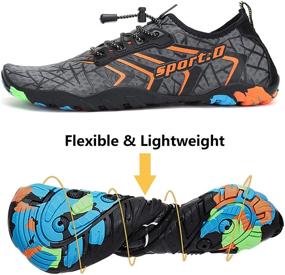 img 2 attached to 👣 Barefoot Diving Sports Walking Shoes for Women - Athletic Footwear