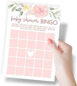 img 1 attached to 🎉 Baby Shower Bingo Game Set of 50 Cards | Printed Party | Fun and Easy to Play Baby Shower Game and Activity | Unique & Engaging
