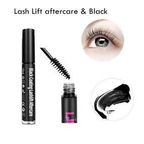 img 3 attached to 💫 Libeauty Lash Lift Filler: Улучшенное питание и уход за ресницами после перманентного завивания с кератином - черный