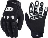 🧤 seibertron dirtpaw unisex bmx mx atv mtb racing mountain bike bicycle cycling gloves - full finger touch recognition off-road/dirt bike road racing motorcycle motocross sports glove logo