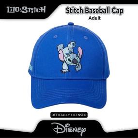 img 2 attached to 🧢 Disney Women’s Lilo & Stitch Hat – Snap-Back Baseball Cap: A Stylish Mom Hat for Disney Fans!