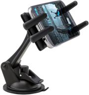 📱 arkon windshield dash phone car mount for iphone xs max xs xr x 8 galaxy note 9 s10 s9 black - retail version logo