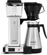 ☕ technivorm moccamaster 79112 kbt coffee brewer: enhanced brewing excellence in polished silver, 40 oz capacity logo