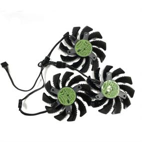 img 3 attached to High Quality 75MM T128010SU 0.35A Cooling Fan Set for Gigabyte AORUS GTX Video Cards