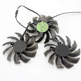 img 2 attached to High Quality 75MM T128010SU 0.35A Cooling Fan Set for Gigabyte AORUS GTX Video Cards