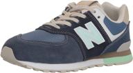 little boys' shoes: new balance lace up sneakers for everyday wear logo