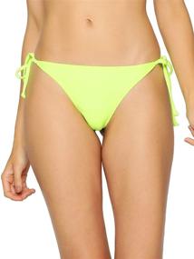 img 2 attached to 👙 RELLECIGA Tie-Side Women's Bikini Bottom – Trendy Women's Clothing