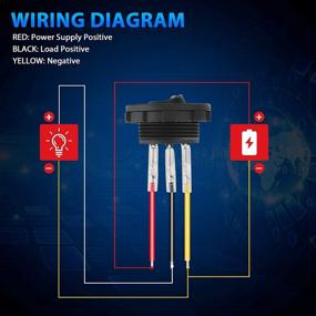 img 3 attached to 🔋 Upgraded 12V 3 Pin SPST Prewired ON Off Rocker Toggle Switch 5 Pack with Blue LED Light and Shell for Car Truck Boat Marine Off-Road Vehicle – Linkstyle