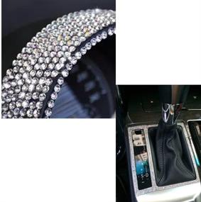 img 1 attached to USUNQE 4 MM Round Rhinestone Stickers: Sparkling Decorative Embellishments for Phone, Car, Tablet | 900 Pcs Per Sheet; Total 3 Sheets