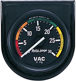 img 1 attached to 🔍 Auto Meter 2337 Autogage Vacuum Gauge Panel: High Precision and Convenient Readings
