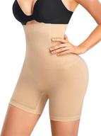 🩲 tummy control shapewear shorts: high waist body shaper underwear for women logo