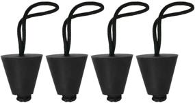 img 4 attached to 🚣 Lixada Universal Kayak Scupper Plug Kit - 4/6/8 Pack: Must-Have Canoe Drain Hole Stopper Bung