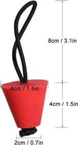 img 1 attached to 🚣 Lixada Universal Kayak Scupper Plug Kit - 4/6/8 Pack: Must-Have Canoe Drain Hole Stopper Bung