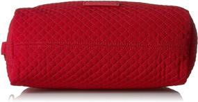 img 1 attached to 💄 Microfiber Large Cosmetic Makeup Organizer Bag for Women by Vera Bradley