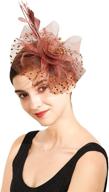 👒 fashionable teemerryca fascinator vintage derby tea hats: perfect headwear for women logo