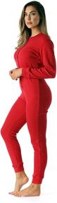 img 2 attached to 🔥 Women's Thermal Henley Onesie Union Suit - #FollowMe for Optimal Comfort