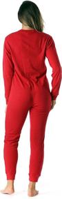 img 1 attached to 🔥 Women's Thermal Henley Onesie Union Suit - #FollowMe for Optimal Comfort