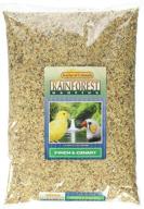 premium rainforest exotics canary & finch bird food: 4 lbs bag - ideal seed mix for canaries and finches logo