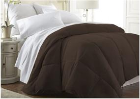 img 4 attached to Becky Cameron Alternative Comforter Chocolate