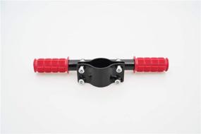 img 4 attached to Adjustable Child Handrail for Electric Scooter - Red, 🛴 Length 9.04inch, Ideal Kids Handle Grip Bar Accessory for Electric Skateboard