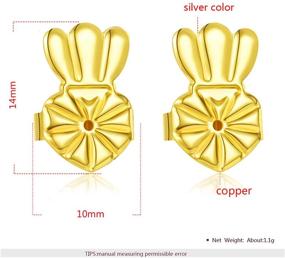 img 2 attached to Earring Adjustable Hypoallergenic Instant Earrings，Secure Beading & Jewelry Making